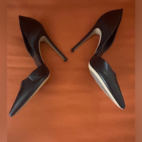 Madison Et Cie Black Leather Stiletto Pumps, Worn Once - Picture 7 of 8